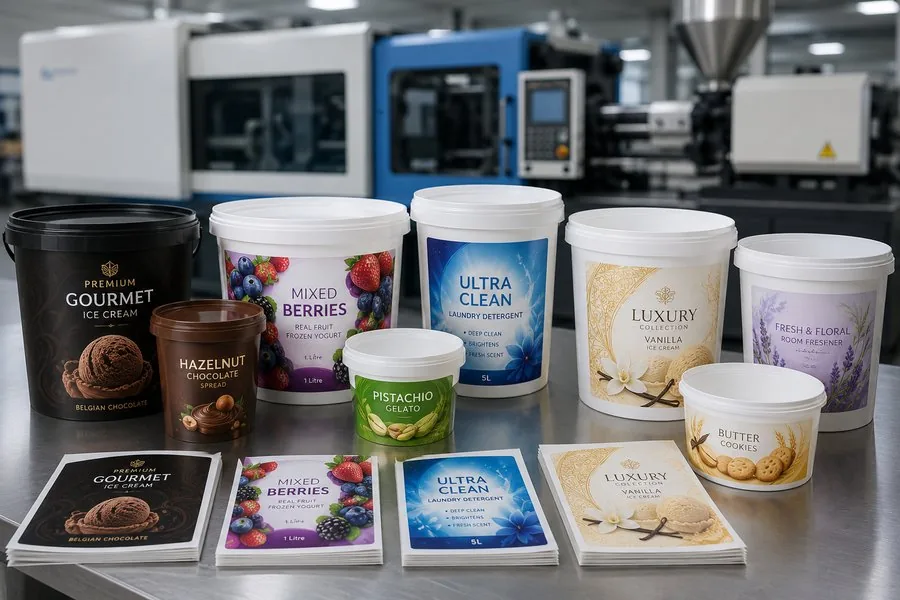In Mould Label — pots et planches IML